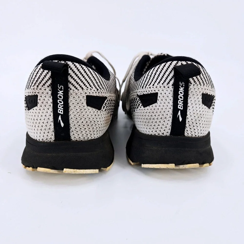 Brooks Size 11 Revel‎ 5 Running Shoes White Black Mesh Neutral Cushion